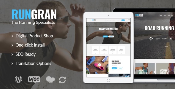Run Gran v1.1.4 - Sports Apparel & Gear Store WordPress Theme插图