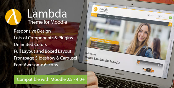 Lambda v1.98.39 - 响应式 Moodle 主题插图