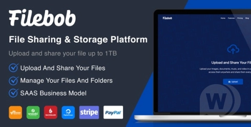 Filebob v1.8.0 - 一个共享和存储文件的平台