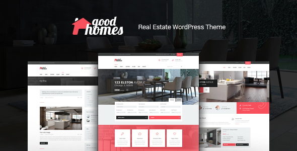 Good Homes v1.3.6 - 当代房地产 WordPress 主题