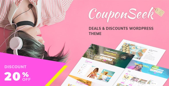 CouponSeek v1.1.7 - 优惠和折扣 WordPress 主题