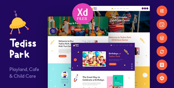 Tediss v1.0.8 - Play Area & Child Care Center WordPress Theme