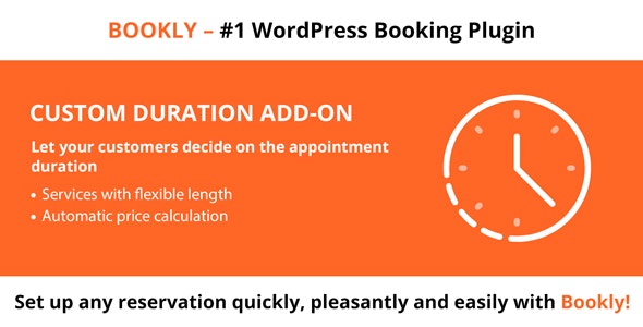Bookly Custom Duration (Add-on) v2.6