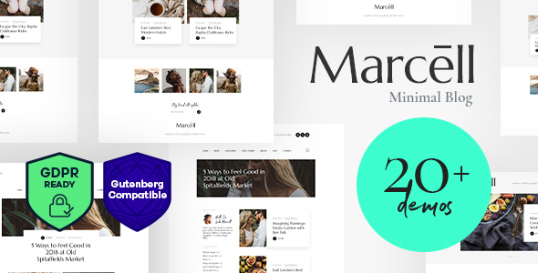 Marcell v1.2.5 - 个人博客和杂志 WordPress 主题插图