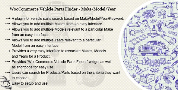 WooCommerce Vehicle Parts Finder - Make/Model/Year Version v3.4插图