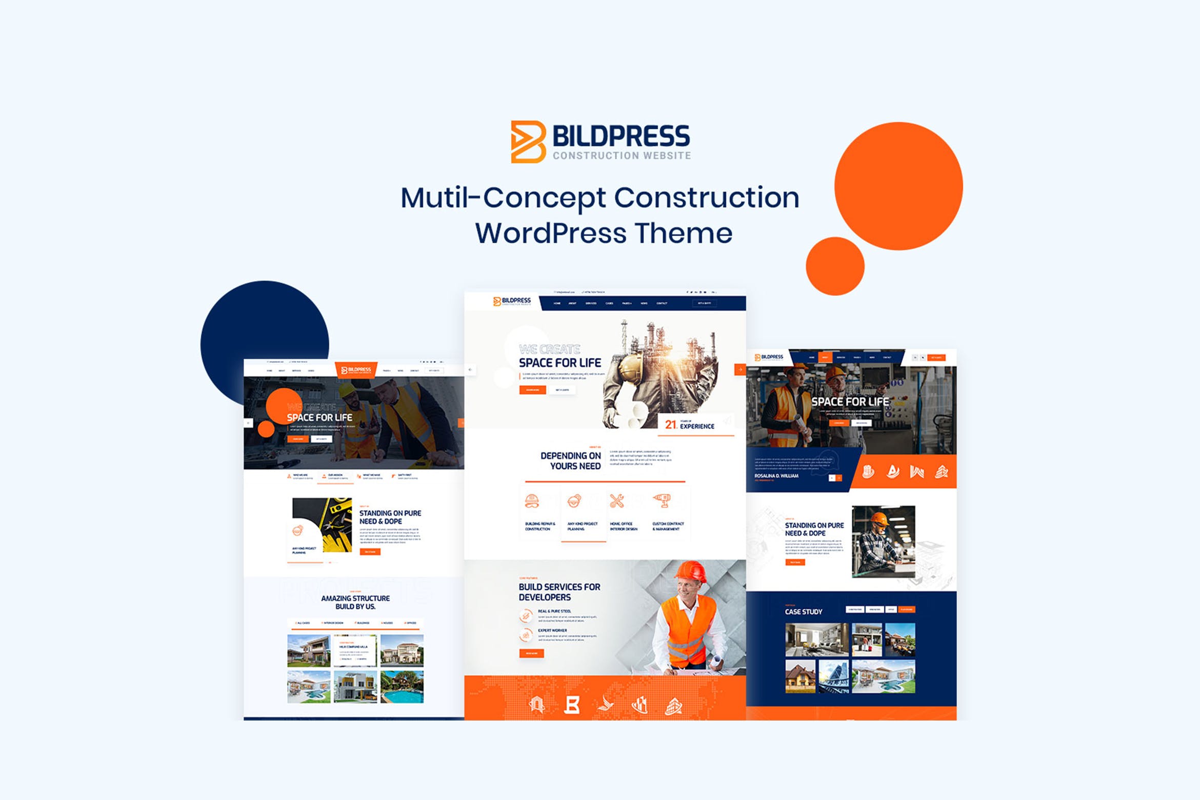 BildPress  v1.3.0 - 建筑 WordPress 主题插图