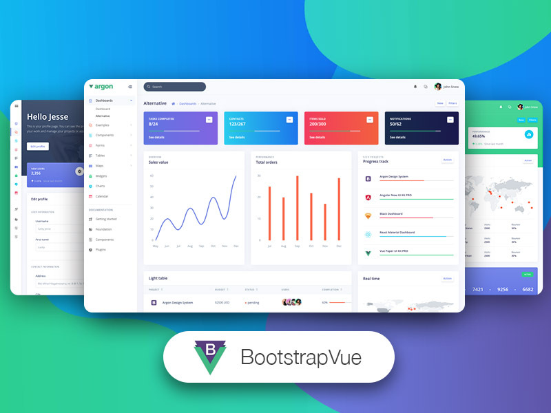 BootstrapVue Argon Dashboard PRO v1.1.0