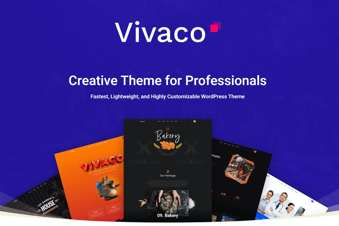 Vivaco v2.0 - 多用途创意 WordPress 主题