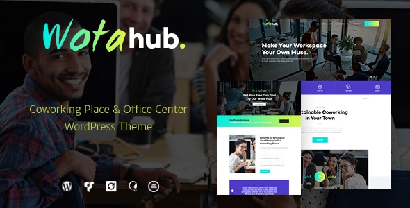 WotaHub v1.0.11 - Coworking Space WordPress Theme