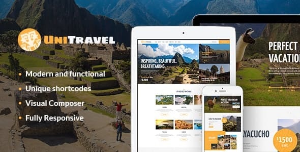 UniTravel v1.2.6 - Travel Agency & Tourism Bureau WordPress Theme插图