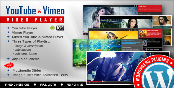 Youtube Vimeo Video Player and Slider WP Plugin v3.8插图
