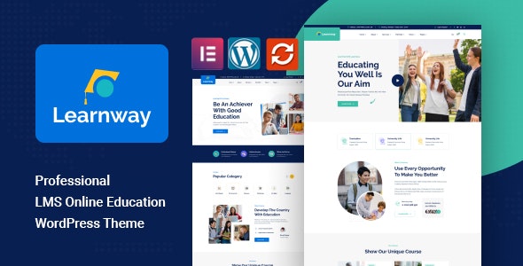 Learnway v1.0 - 专业LMS在线教育课程WordPress主题插图