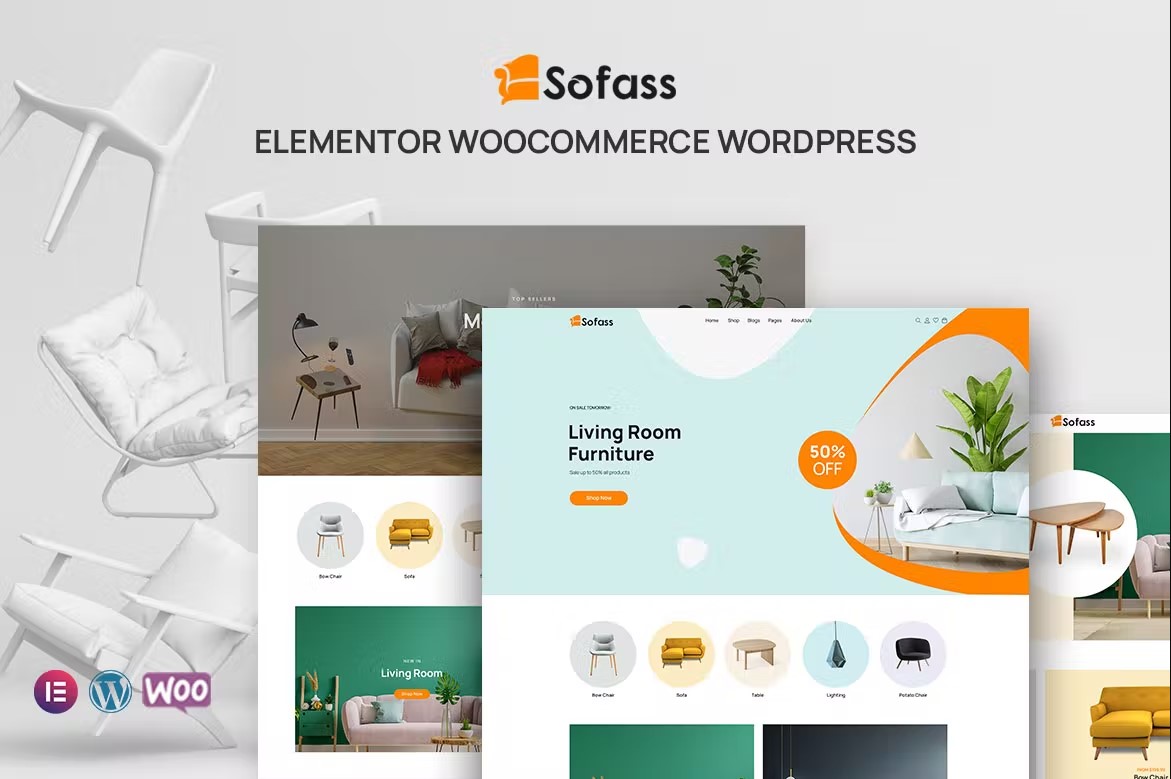 Sofas v1.0.2 - Elementor WooCommerce WordPress 主题插图