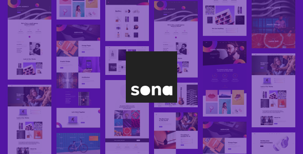 Sona v1.1.2 - WordPress数字营销机构插图