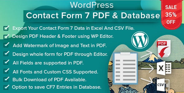 WordPress Contact Form 7 PDF, Google Sheet & Database v2.4.2插图