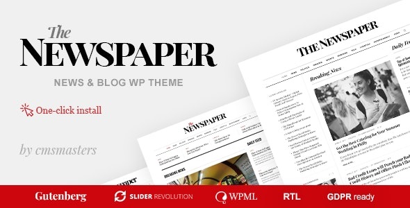 The Newspaper v1.1.5 - 新闻杂志社论 WordPress 主题