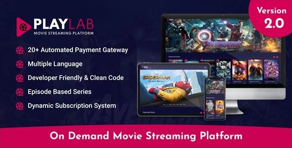 PlayLab v3.0（已汉化） - 点播电影流媒体平台