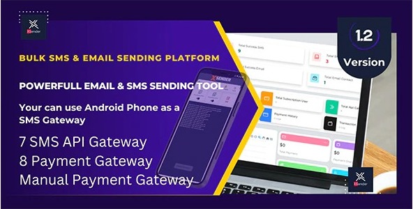 XSender v3.1.1（已汉化） - PHP Laravel 批量电子邮件和短信发送应用程序