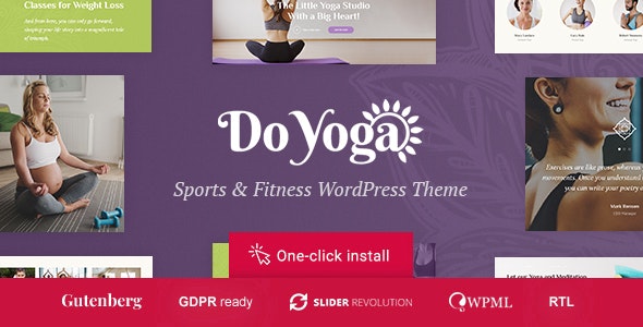 Do Yoga v1.1.7 - WordPress 健身工作室和瑜伽俱乐部主题