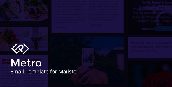 Metro - Email Template for Mailster v6.0