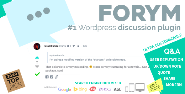 Forym v1.5.8 - Wordpress 论坛插件插图