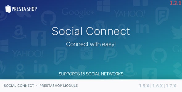 Social Connect v1.2.1 - PrestaShop 模块插图