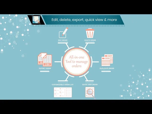 Order Manager v2.5.1 - 编辑、删除、导出、快速查看插图