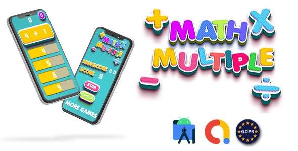 Math Multiple(Admob + GDPR + Android Studio) v1.0.0插图