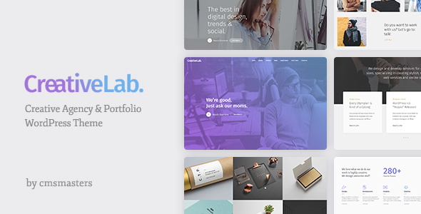 Creative Lab v1.1.7 - 创意工作室组合和代理 WordPress 主题