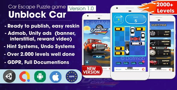 Unblock Car v1.0 – Unity 完整项目