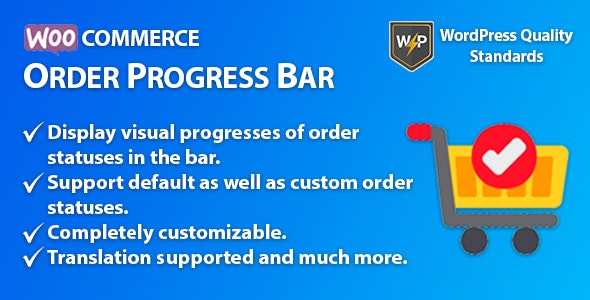 WooCommerce Order Progress Bar | Order Tracking v1.0.2插图