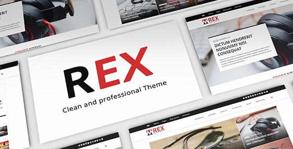 The REX v3.9 - WP 杂志和博客主题插图