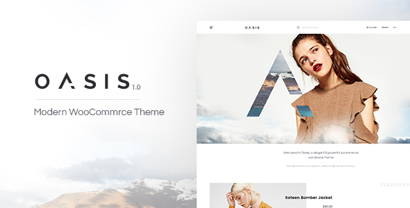 Oasis v1.3.1 - 现代 WooCommerce 主题插图