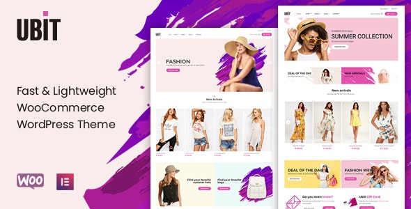 Ubit v1.5.6 - 时尚商店 WooCommerce 主题