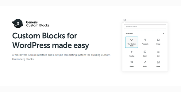 Genesis Custom Blocks Pro v.1.6.0