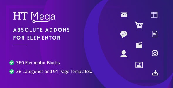 HT Mega Pro v1.9.6 – Absolute Addons for Elementor Page Builder