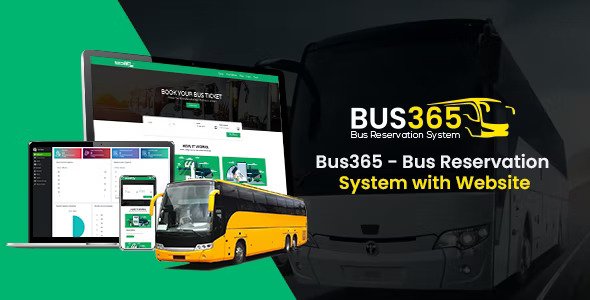 Bus365 v6.2 – 带有网站的巴士预订系统