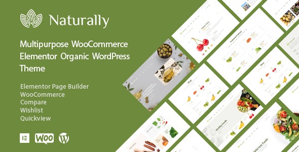 Naturally v1.3.6 - 有机食品和市场 WooCommerce 主题