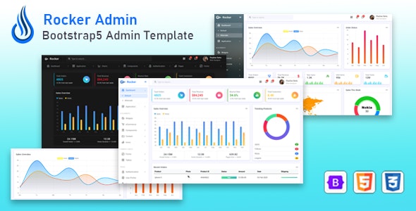 Rocker v2023.03.27 - Bootstrap 5 Admin Dashboard Template