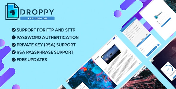 FTP Addon v2.0.4 - Droppy 在线文件传输和共享插图