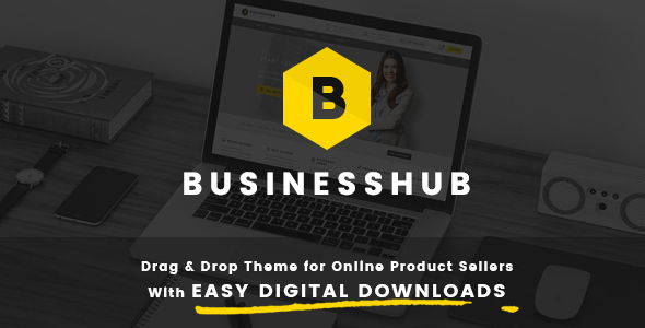 Business Hub v1.1.12 - 响应式 WordPress 在线业务主题插图