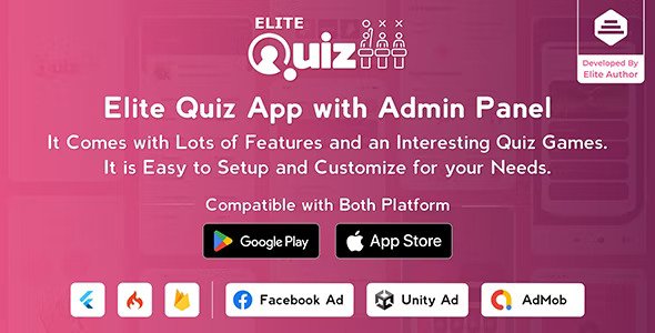 Elite Quiz v2.1.8 – 问答游戏 – Flutter 完整应用程序 + 管理面板插图