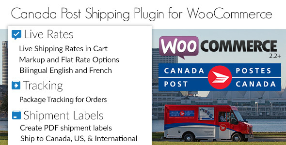 Canada Post Woocommerce Shipping Plugin v1.7.19插图