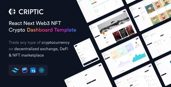 Criptic v2.7.1 - React Next Web3 NFT 加密仪表板插图