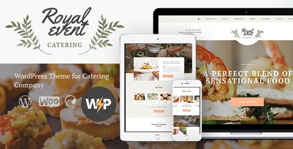 Royal Event v1.5.9 - 婚礼策划师和餐饮公司 WordPress 主题插图