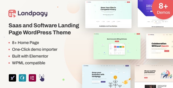 Landpagy v1.8.1 - 多用途登陆页面 WordPress 主题插图