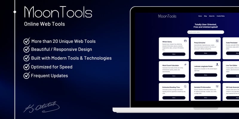 MoonTools v1.0 - 在线网页工具