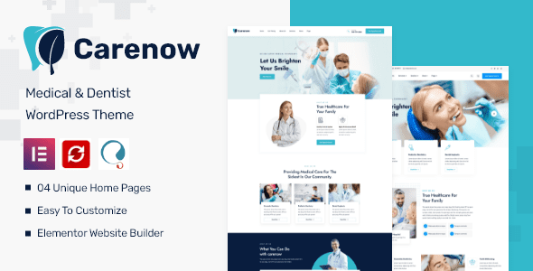 Carenow v1.1.2 – Medical & Dentist WordPress 主题