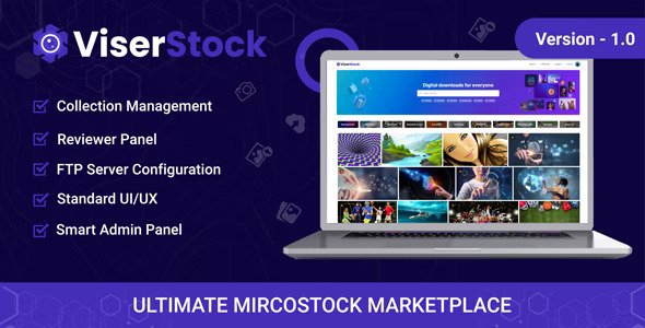 ViserStock v2.0（已汉化） – Ultimate Microstock Marketplace