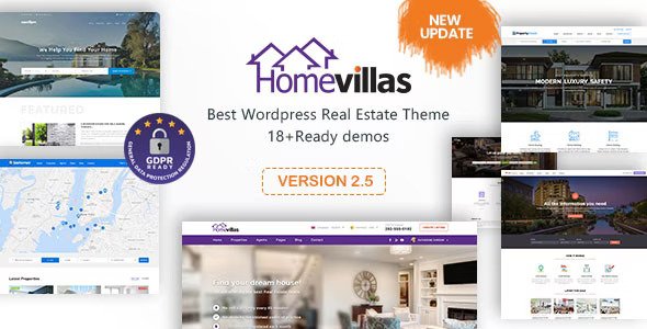 Home Villas v2.8 – WordPress房地产主题